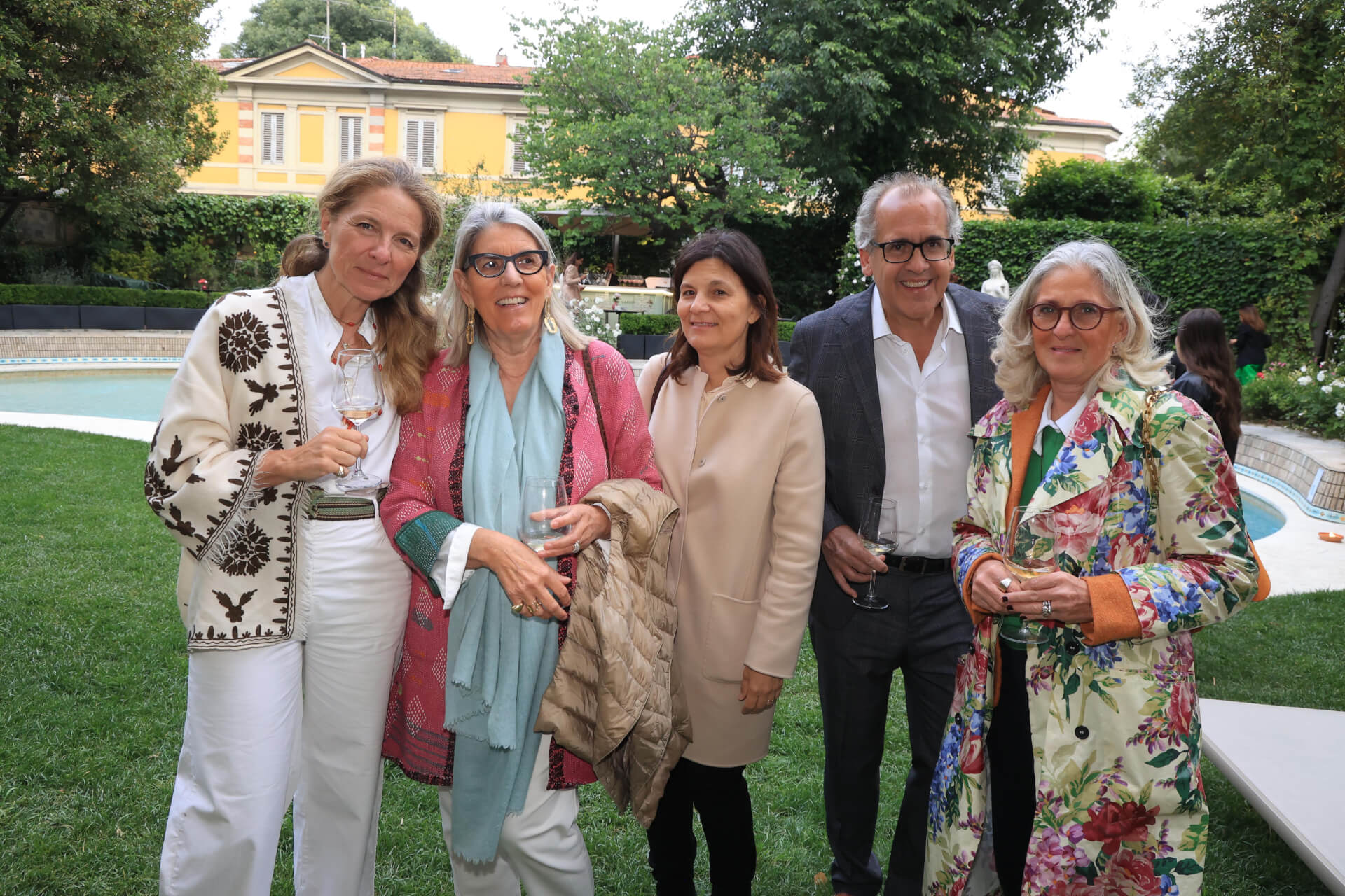 Veronica D'Antreves, Donatella de bevetelli, Angelica e Francesco Ruspoli, Alessandra Scarpato